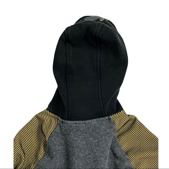 Batman Toddler Black & Yellow Full Zip Hoodie - Picture 2 of 13